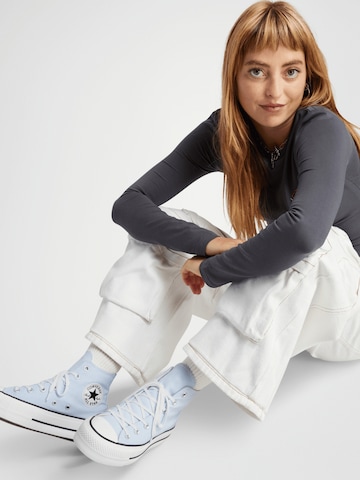 Sneaker alta 'Chuck Taylor All Star Lift' di CONVERSE in blu: frontale