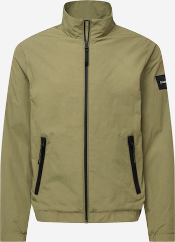 Calvin Klein Between-Season Jacket in Green: front