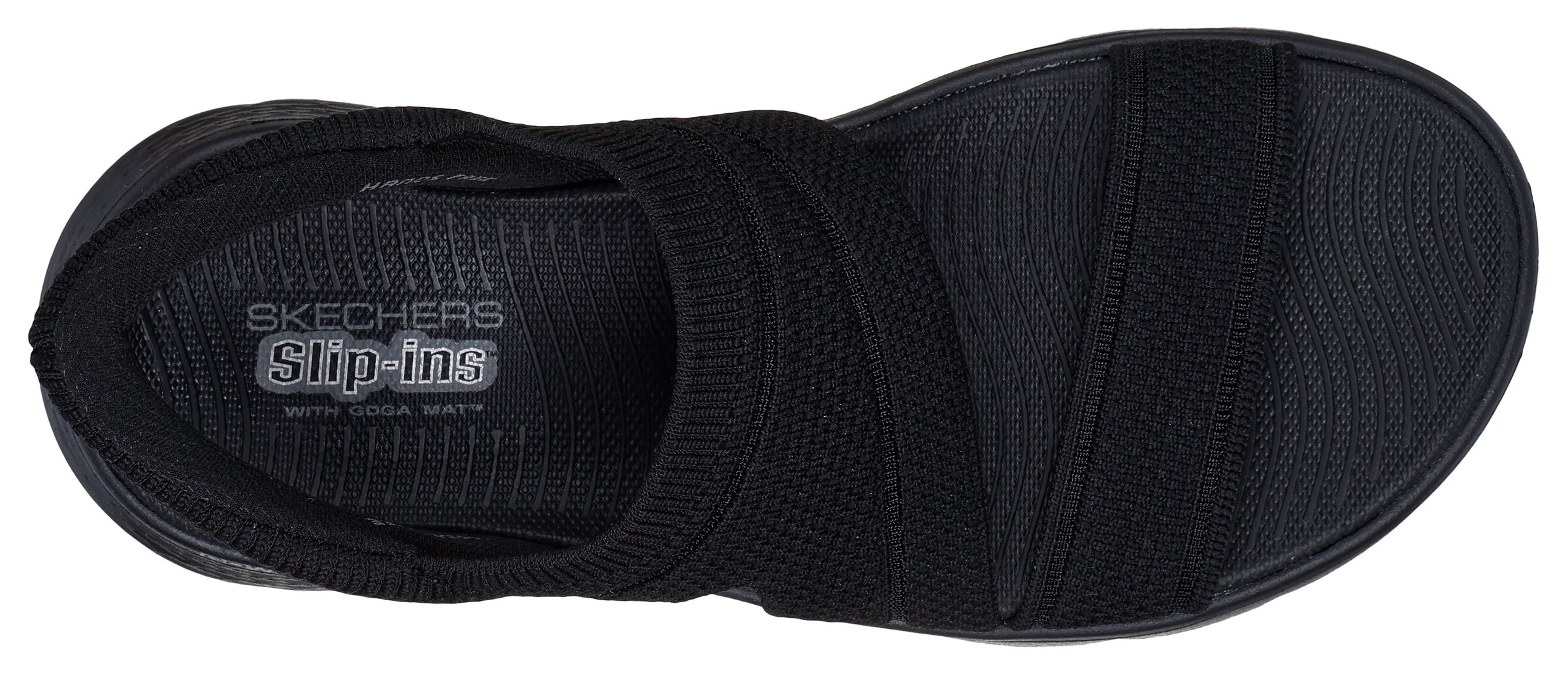 SKECHERS Sandale in Schwarz
