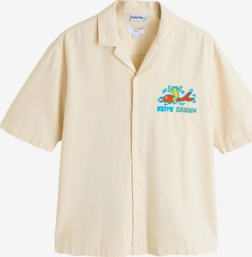 Next Regular Fit Paita värissä beige: etupuoli