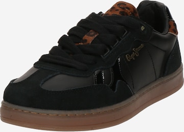 melns Pepe Jeans Zemie brīvā laika apavi 'BALL NIGHT': no priekšpuses