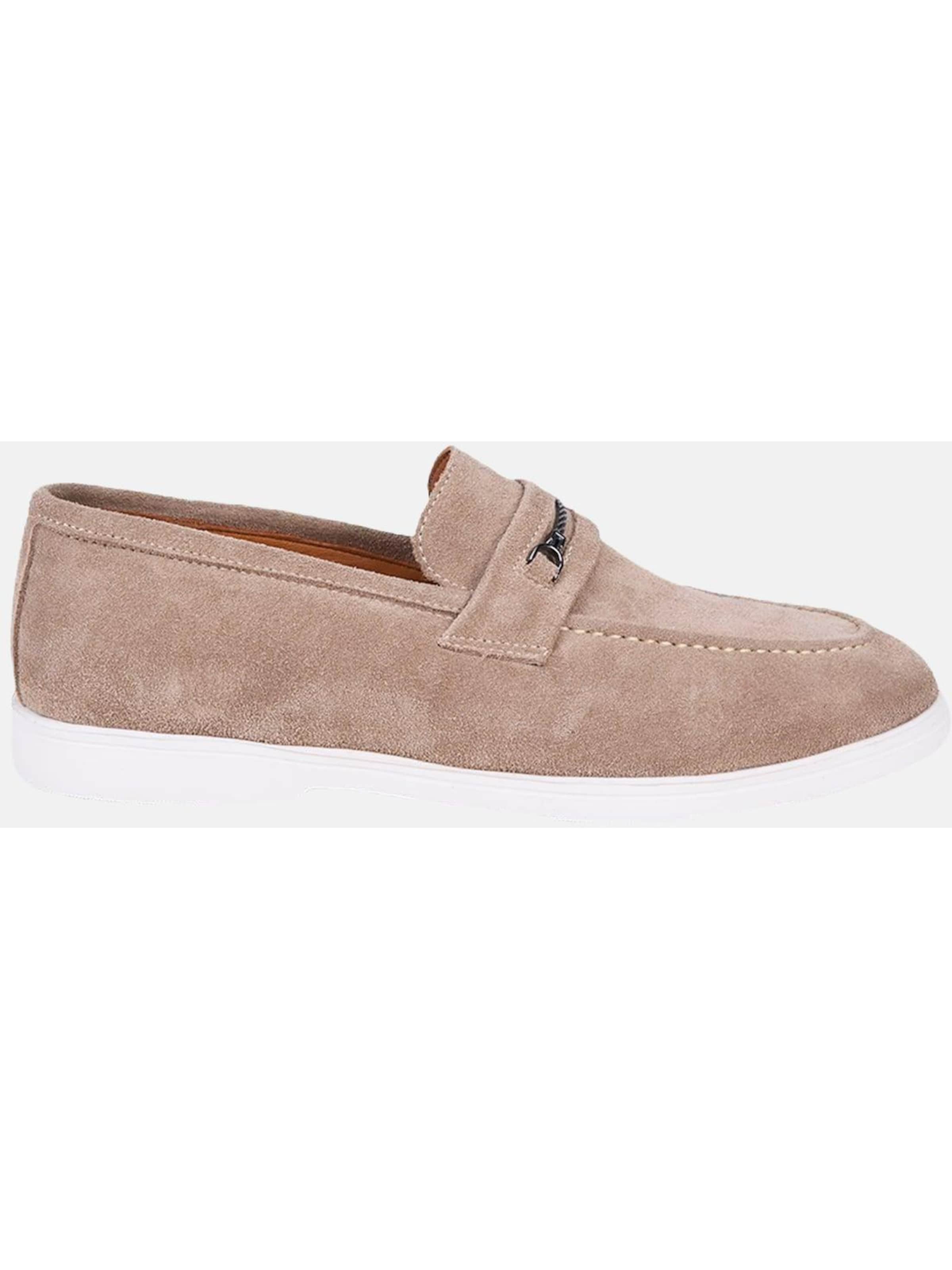 Desa Moccasins in Beige: front