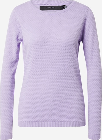 Pull-over 'Care' VERO MODA en violet : devant