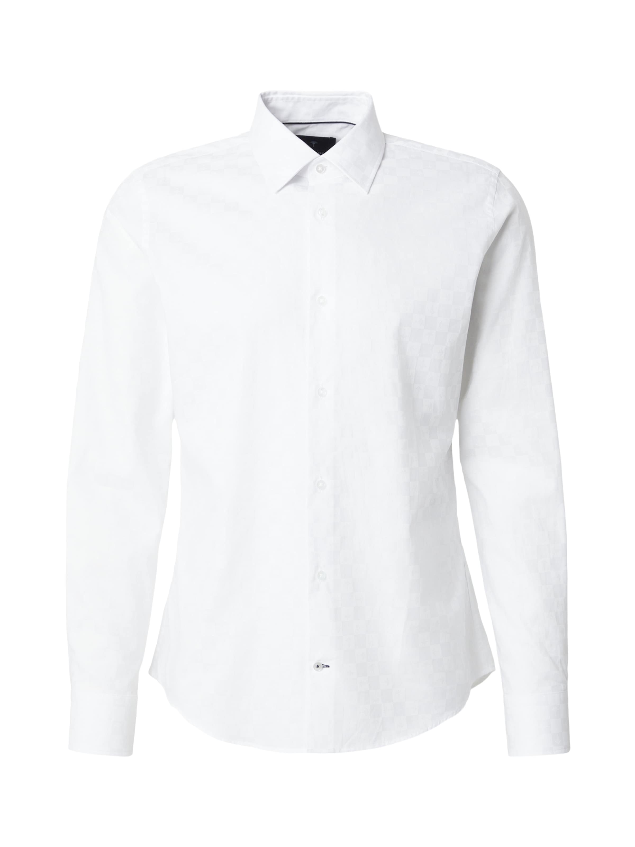 JOOP! Slim fit Πουκάμισο 'JSH-258Pierce3' σε λευκό: μπροστά