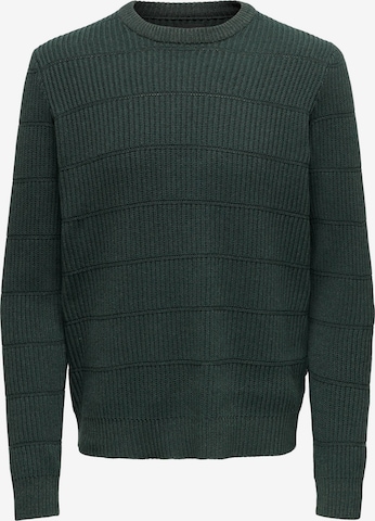 Only & Sons Pullover 'MARSHALL' in Grün: predná strana