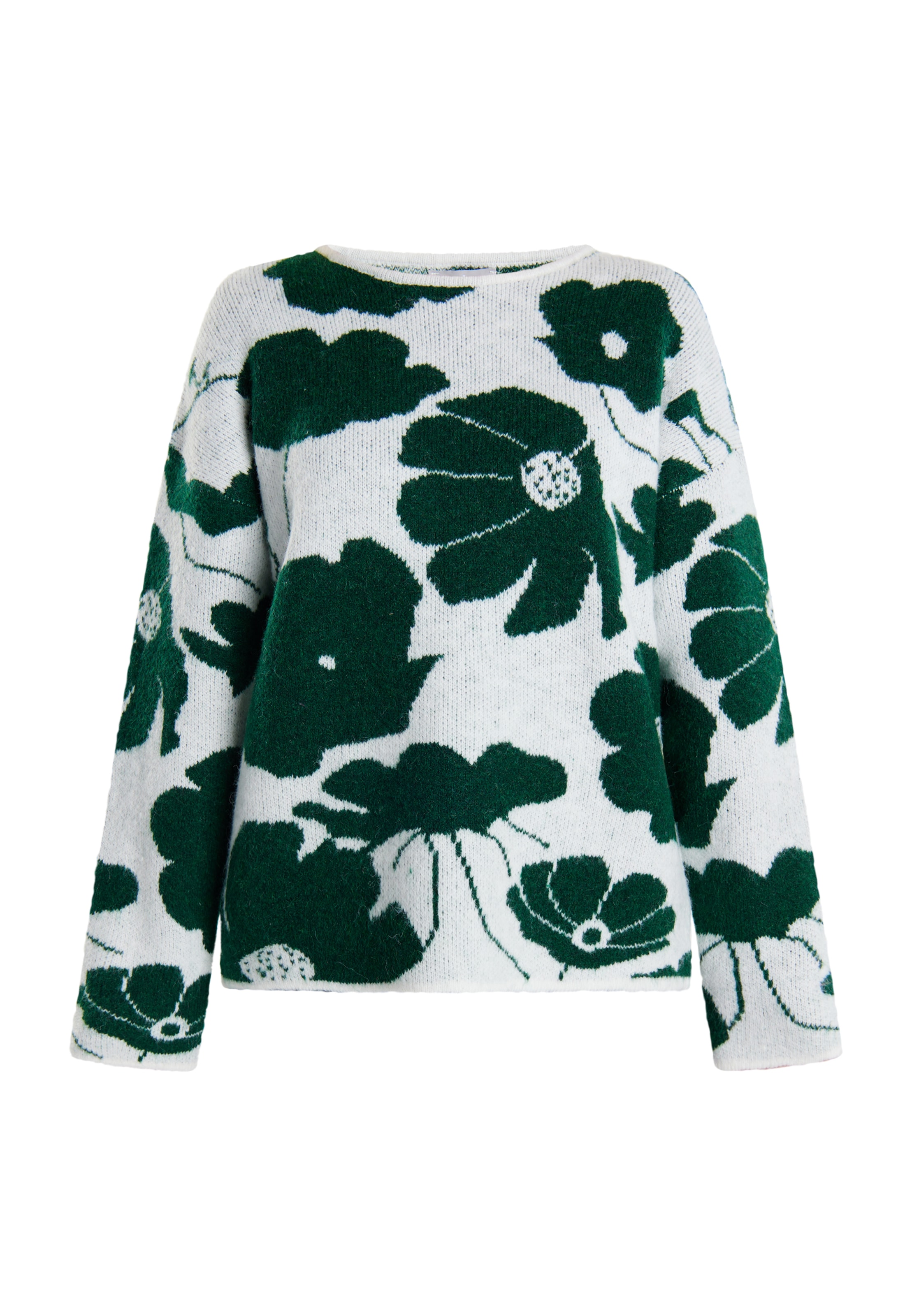 Usha Pullover 'Lurea' in Grün: Vorderseite