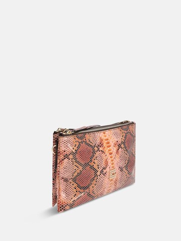 Clio Handbag 'CLYDE RAINBOW PYTHON' in Pink