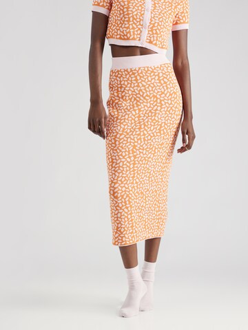 florence by mills exclusive for ABOUT YOU Rok 'Accomplished' in Oranje: voorkant