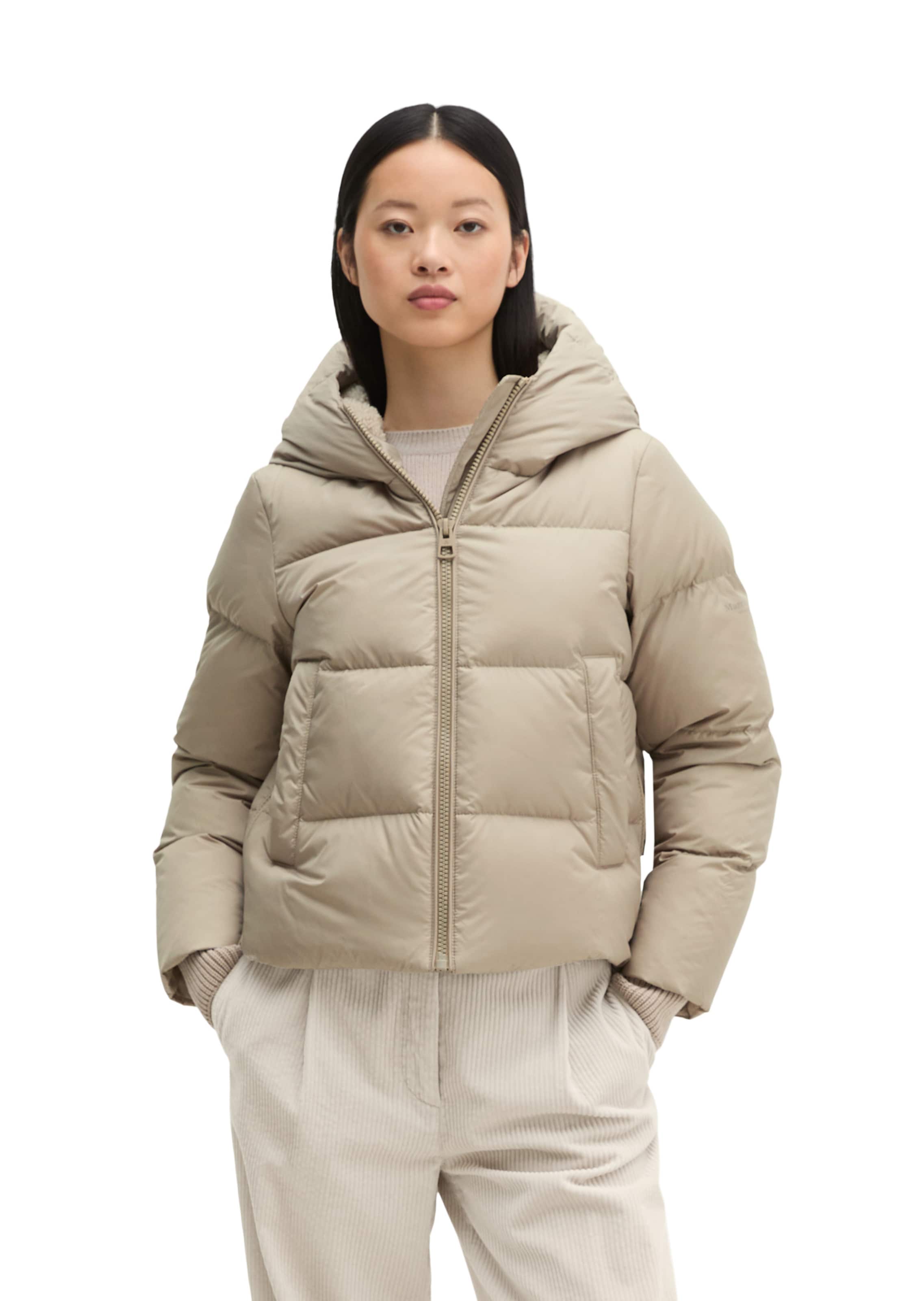 Veste mi-saison Marc O'Polo en beige : devant