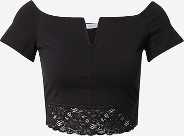 ABOUT YOU Top 'Inola' in Schwarz: predná strana