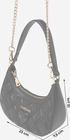 Love Moschino Schultertasche 'QUEEN' in Schwarz