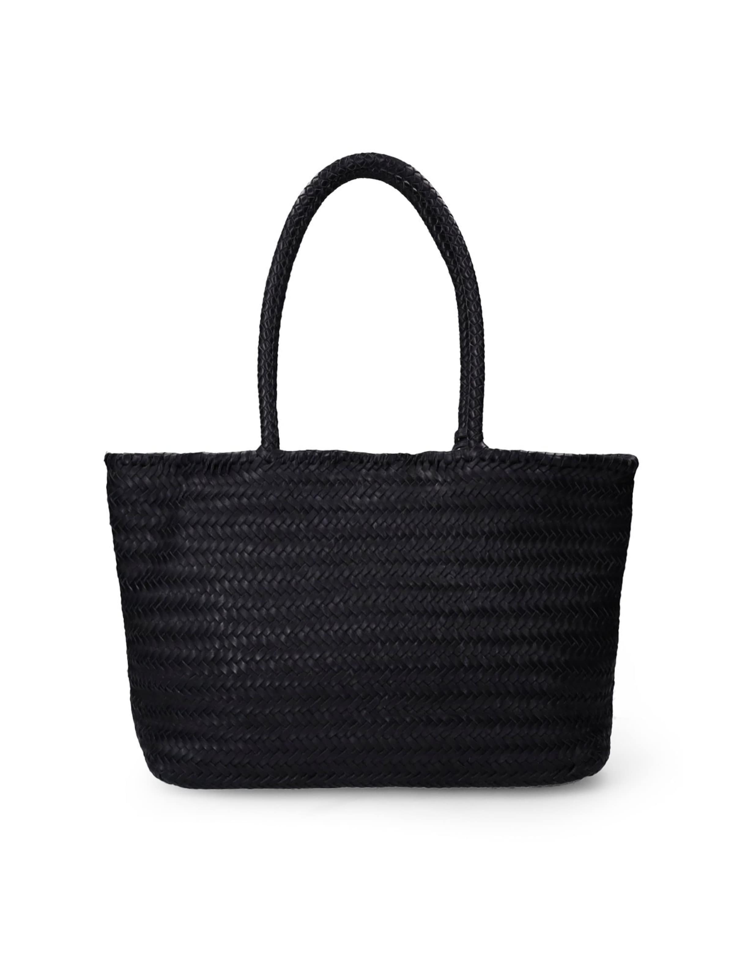 MANFIELD Handtasche in Schwarz: Vorderseite