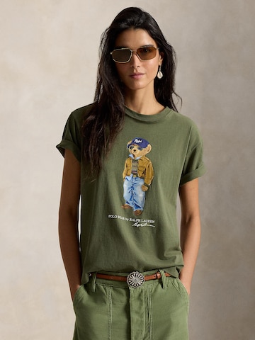 T-shirt Polo Ralph Lauren en vert : devant
