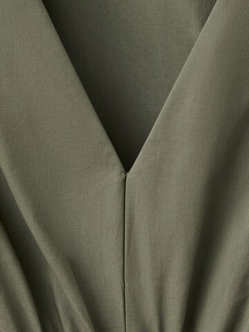 MANGO Kleid 'Hug' in Grün
