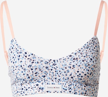 Tommy Jeans Bralette Bra in Orange: front