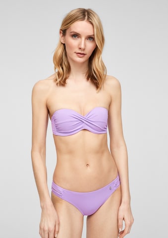 s.Oliver Balconette Bikini Top 'Spain' in Purple
