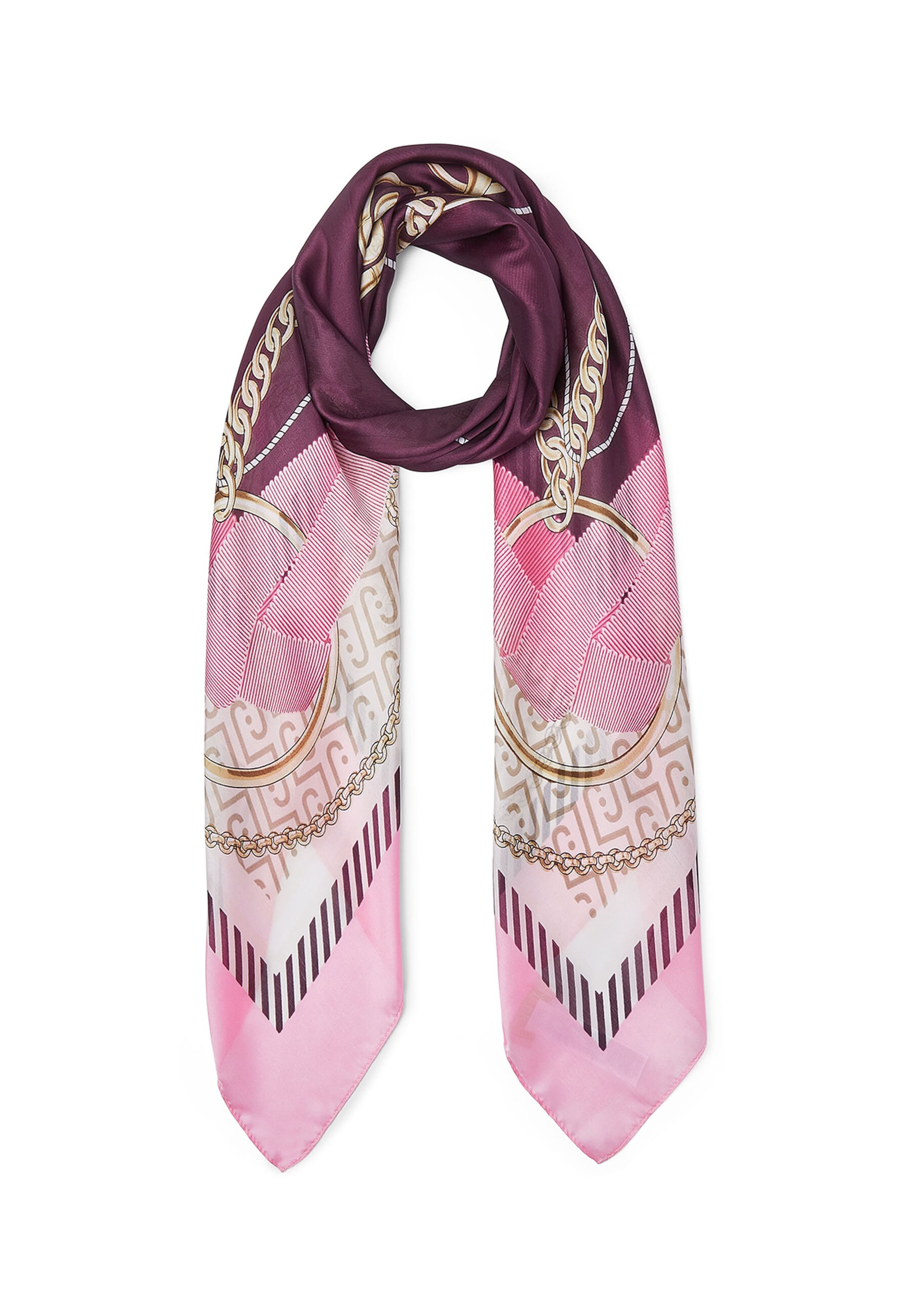 Foulard Liu Jo en rose : devant