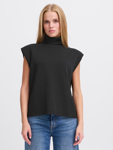 ICHI - Camiseta 'MINLINA' en negro: frente