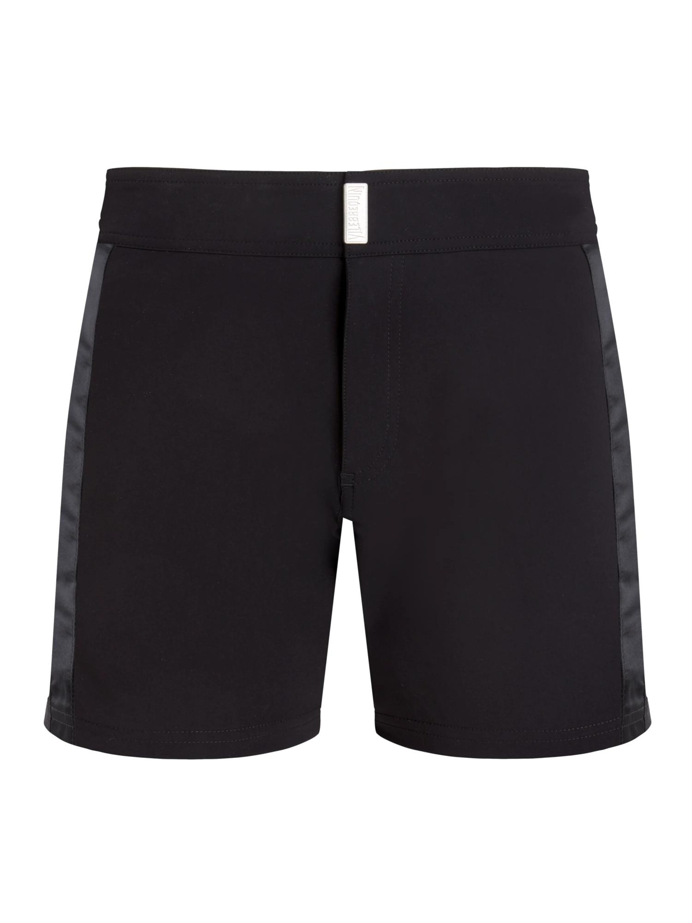 Vilebrequin - Bermudas en negro: frente