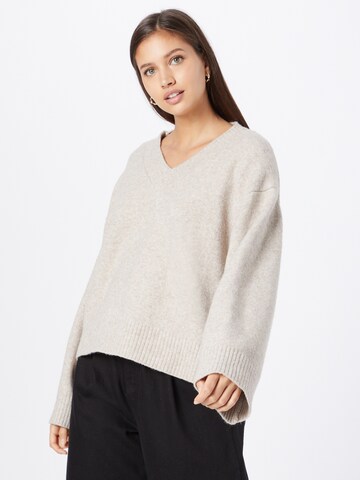 Pullover 'Ergo' di WEEKDAY in beige: frontale