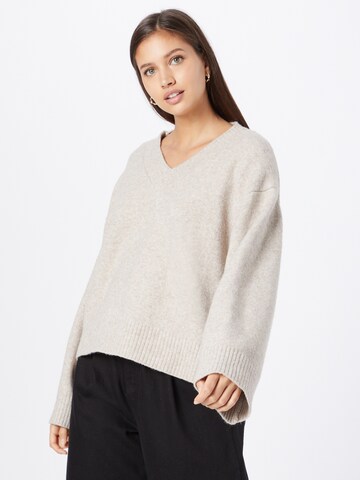 WEEKDAY Sweater 'Ergo' in Beige: front