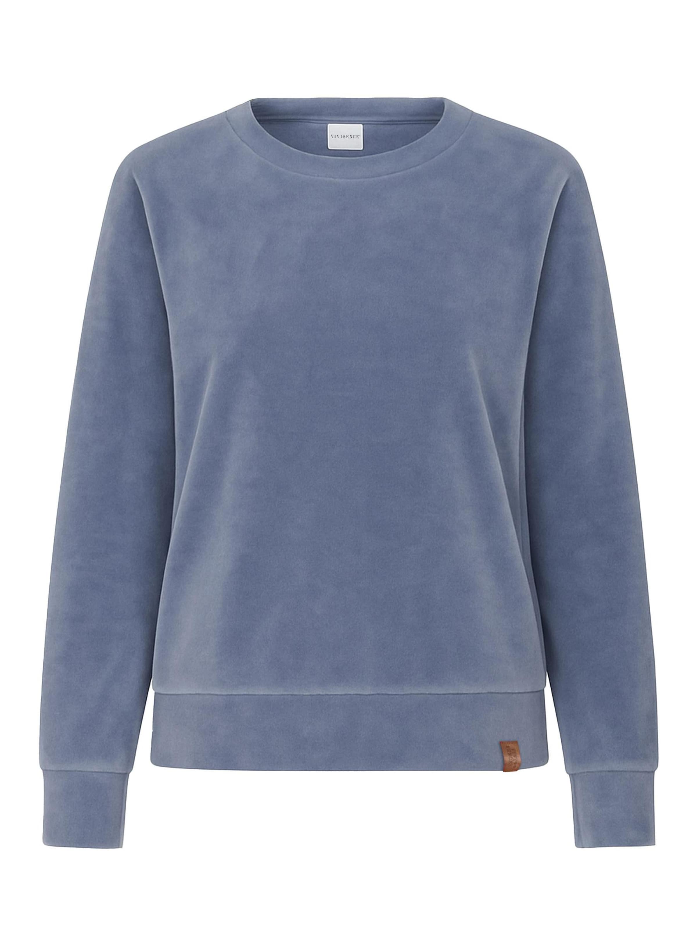 Vivisence Sweatshirt '9005' in Blauw: voorkant