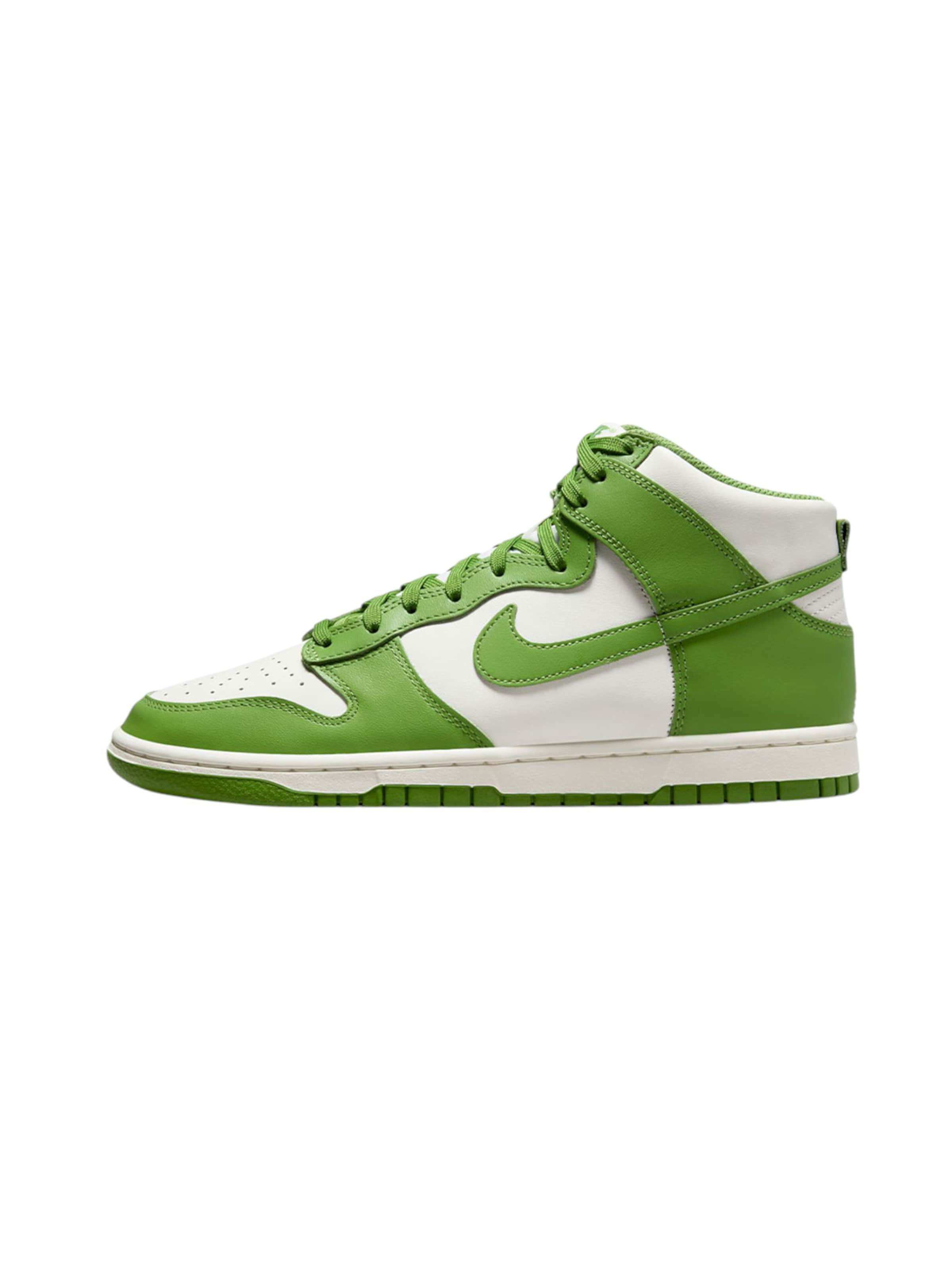 Sneaker alta 'Dunk' di Nike Sportswear in bianco: frontale
