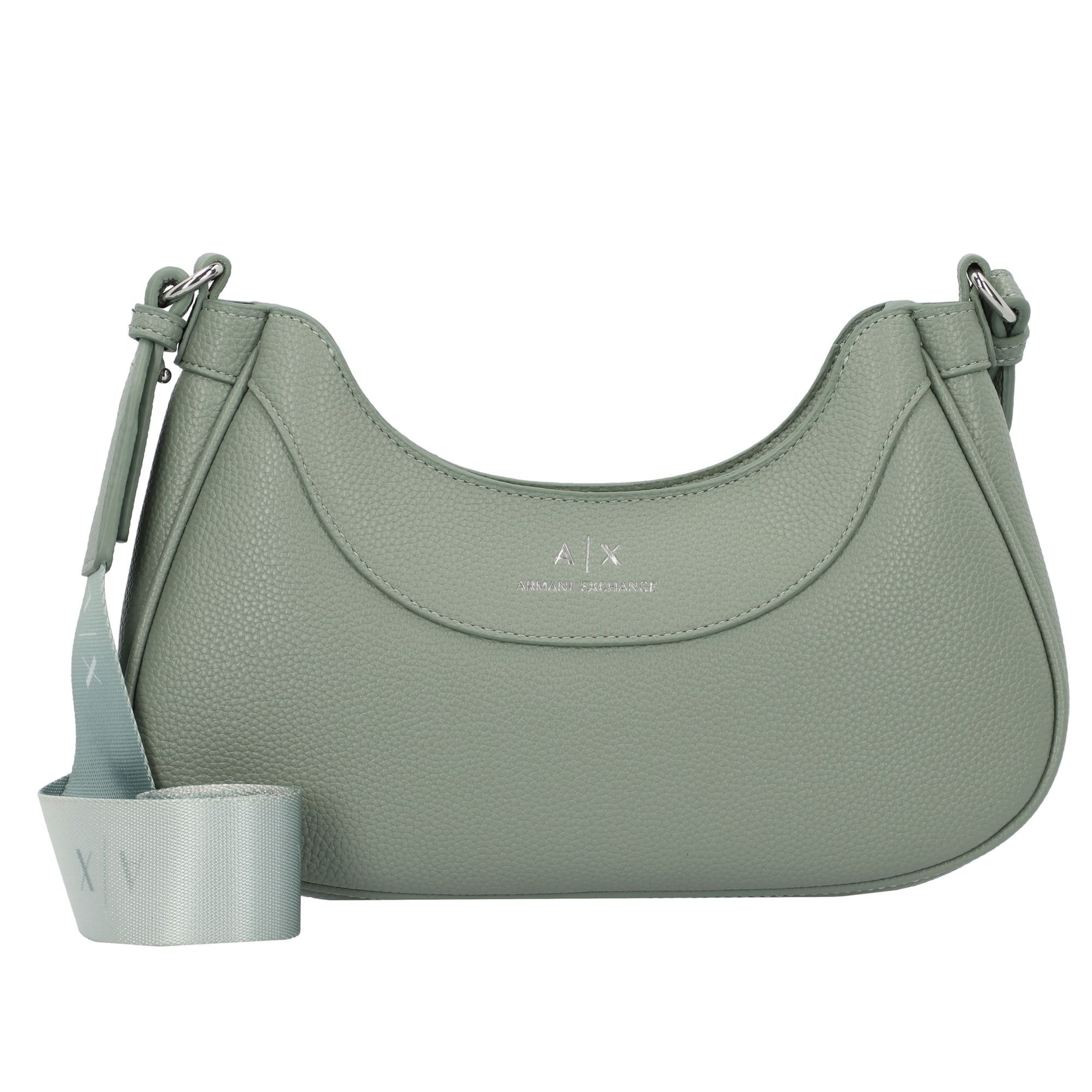 ARMANI EXCHANGE Crossbody Bag 'HOBO' in Green: front