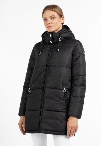 Manteau d’hiver DreiMaster Maritim en noir : devant