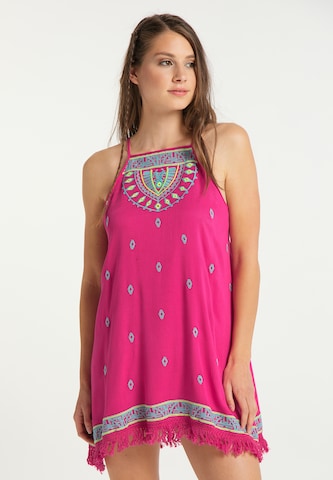 IZIA Summer Dress in Pink: front