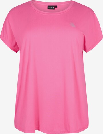 Maglietta di Active by Zizzi in rosa: frontale