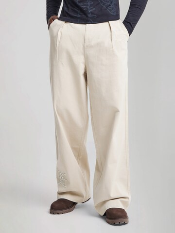 Regular Pantalon Ed Hardy en beige : devant