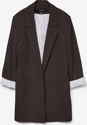 Vero Moda Curve - Blazer 'VMCharuki' en marrón: frente
