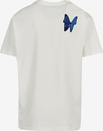 MT Upscale - Camisa 'Le Papillon' em branco