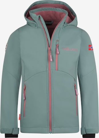 TROLLKIDS Outdoor jacket in Green: front