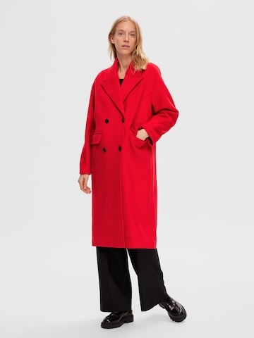 Manteau mi-saison SELECTED FEMME en rouge
