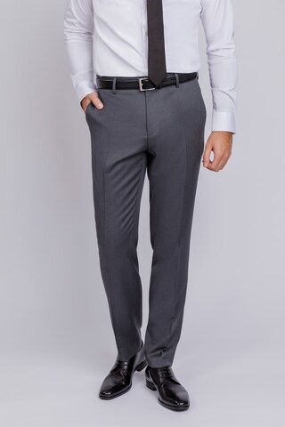 HUGO Slimfit Hose 'Genius' in Grau: Vorderseite