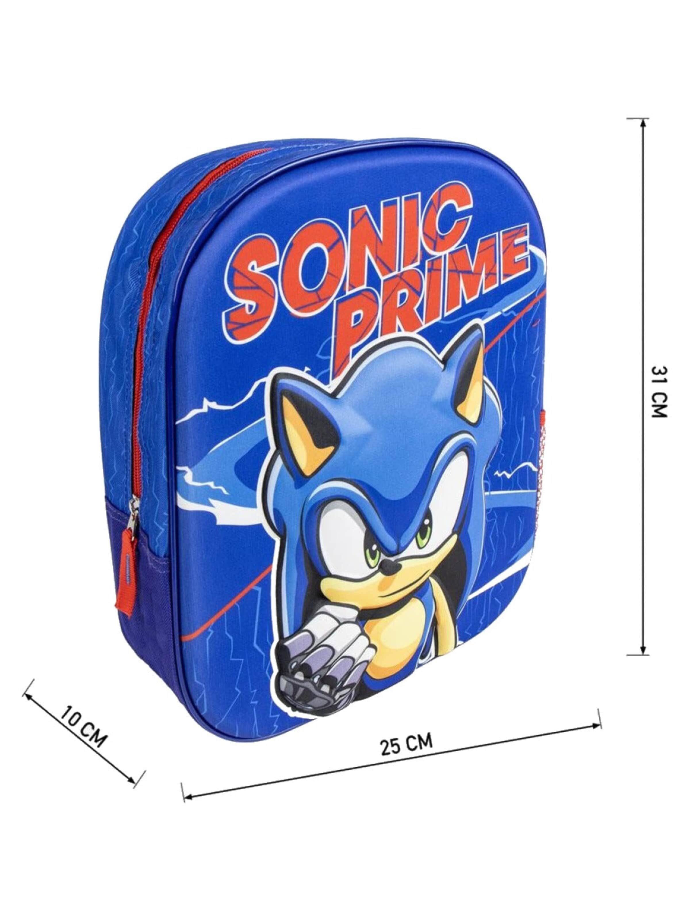 Sac à dos 'Sonic the Hedgehog Prime Rugzak Jongens Meisjes Hoogte 31cm' Sonic the Hedgehog en bleu