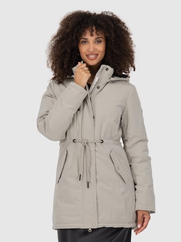 Alife and Kickin Winter Parka 'KierseyAK' in Beige: front