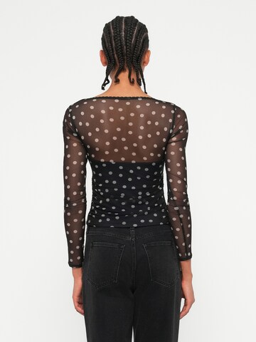 Abercrombie & Fitch Tričko 'ZOE' - Čierna