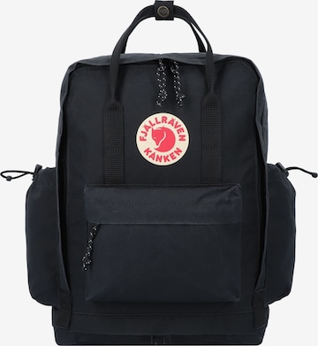 Fjällräven Rucksack 'Kanken Outlong' in Schwarz: Vorderseite