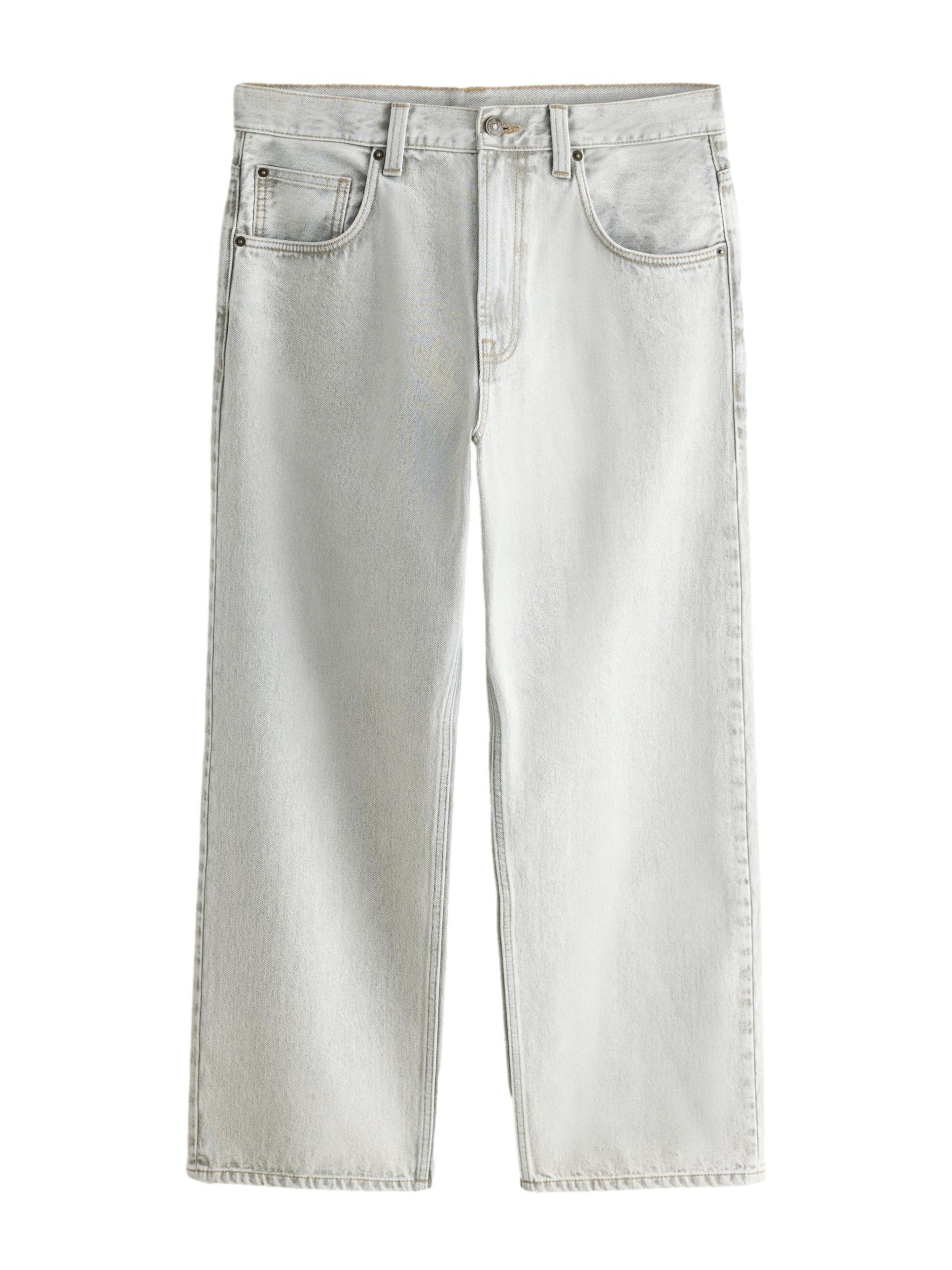 Next Baggy Jeans i grå: forside