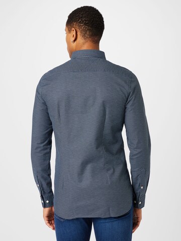 TOMMY HILFIGER Slim Fit Hemd in Blau