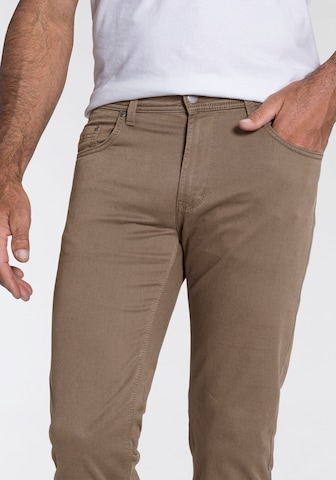 PIONEER Regular Pants ' Authentic' in Brown