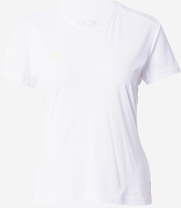 T-shirt fonctionnel 'Adizero Essentials' ADIDAS PERFORMANCE en blanc : devant