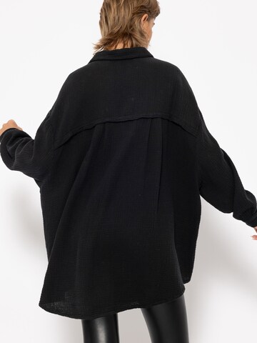 SASSYCLASSY Bluse 'lange Variante'‌ in Schwarz