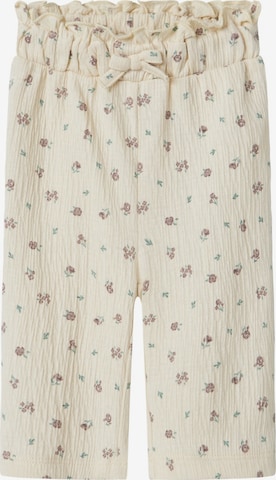 balta NAME IT Standartinis Kelnės: priekis