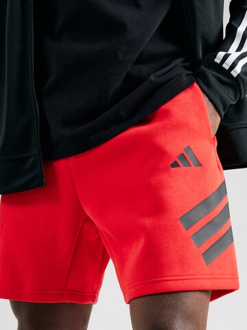 ADIDAS SPORTSWEAR Обычный Спортивные штаны 'Future Icons' в Красный