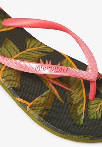 Tongs Superdry en rose
