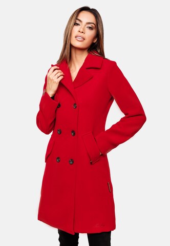 Manteau mi-saison 'Nanakoo' MARIKOO en rouge : devant